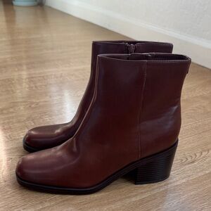 Nine West Rich Brown Heeled Boots